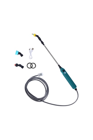 Leezsing Elektrikli Bahçe Yağmurlama Sistemi Bahçe Bitkileri Sulama Cihazı Çiçek Püskürtme Makinesi Teleskopik Çubuk Uzunluğu Ayarlanabi-10