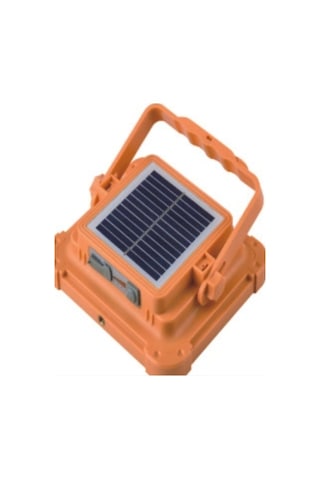 50w Led Projektör Beyaz -sarı Işık 9000 Lümen Güneş Enerjili