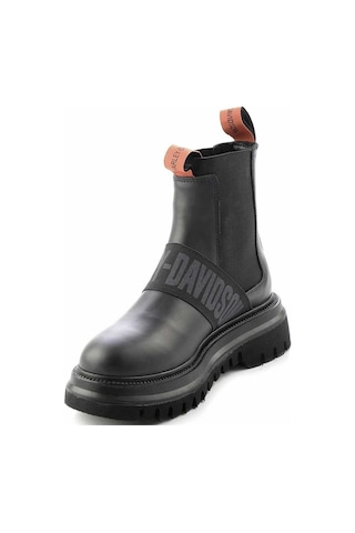 Harley Davidson Bayan Bot 021Z100563 Black Deri Siyah