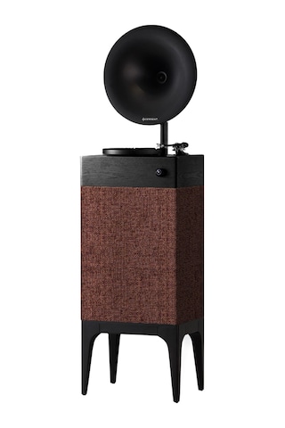 Fennessy İ5 Bluetooth Hoparlörlü 110w Hi-fi Retro Pikap Plakçalar Turntable, Karamel