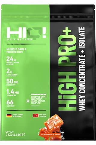 Hıq High Pro+ 2 Kg Salted Caramel Flavored