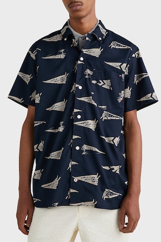 Tommy Hilfiger Erkek Gömlek MW0MW30692 0GY Lacivert