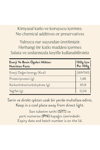Kocamaar Çiftliği Nar Ekşisi Durultulmamış 340 G