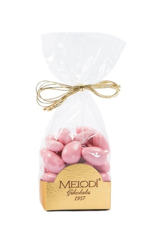 Melodi Çikolata Pembe Badem Şekeri 500 G