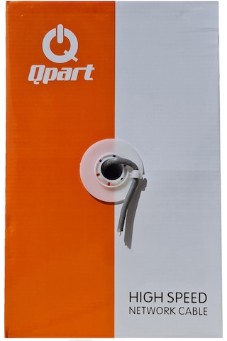 QPART CAT6 UPT HIGH SPEED NETWORK CABLE 305M NETWORK KABLOSU