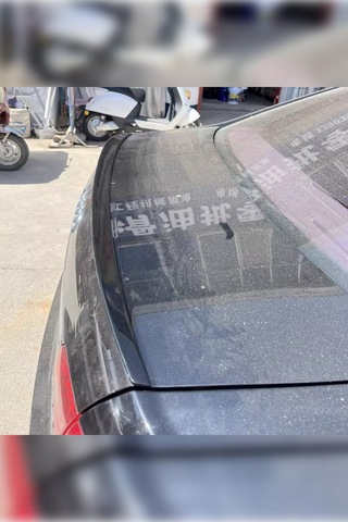 Audi A6 C6 Bagaj Üstü Spoiler Parlak Siyah Spoyler Plastik İthal