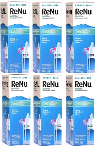 Bausch + Lomb Renu Multiplus Lens Solüsyonu 6 x 360 ML Bausch + Lomb Renu Multiplus Lens Solüsyonu 6 x 360 ML