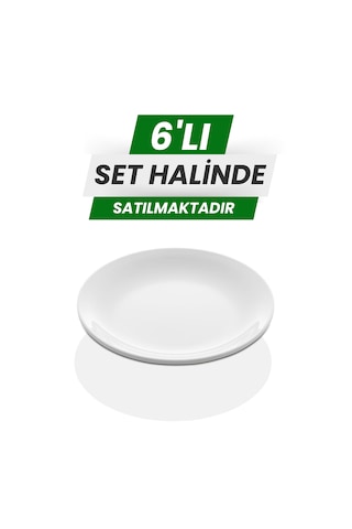 Alezy 584 Göreme Melamin Termostar Ent Servis Tabak 17 Cm Beyaz