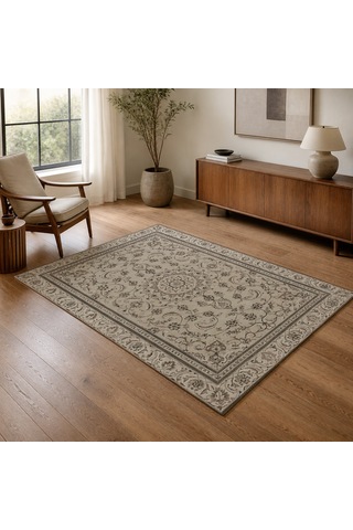Kartela Halı Suma Halı Jüt Taban Dokuma Halı Bej - 100 X 150 Cm