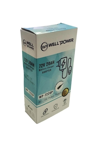 Wellpower 72volt 20amper Elektrikli Bisiklet Şarj Adaptörü