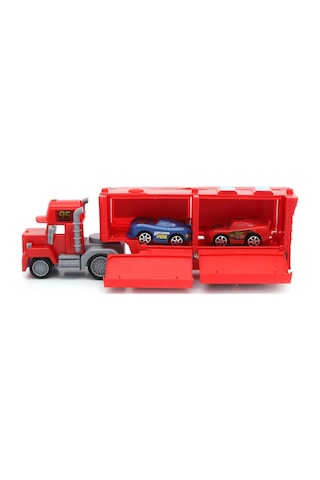 Cars Mack Tır Açılır Kapanır Kasa 2 Araçlı 33 Cm Sürtmeli Tır