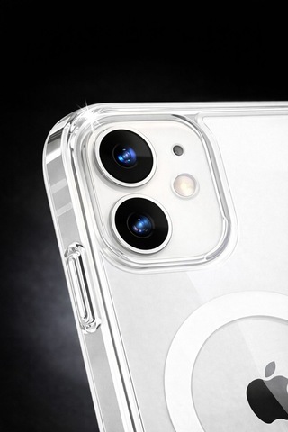 Apple iPhone 11 Uyumlu Şeffaf Magsafe Kılıf Sararmaz, Darbe Emici