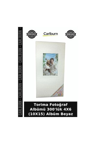 Özel Üretim Torima Fotoğraf Albümü 300'lük 4x6 10x15 Albüm Beyaz Kılıf Dekoratif Sayfa
