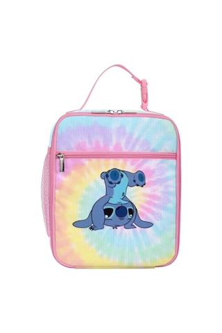 Lilo & Stitch Yalıtımlı Öğle Yemeği Çantası Okul, Kamp, Seyahat, Öğle Yemeği Kutusu Çantası Çok Renkli