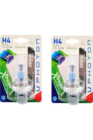 PHOTON H4 XTREME VİSİON +%150 FAZLA IŞIK FAR AMPÜL TAKIMI (2 ADET