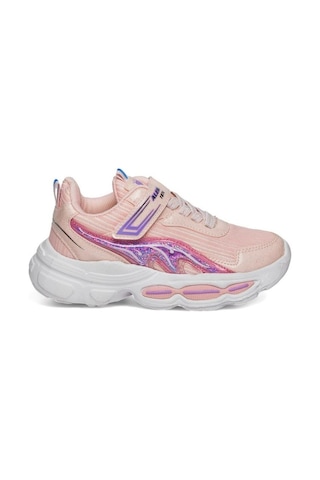 Alessio 010-25 Simli Maskotlu Kız Çocuk Sneaker Pudra Pembe 31-35 Pudra