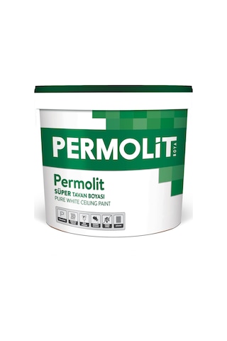 Tavan Boyası Beyaz Permolit 1 KG