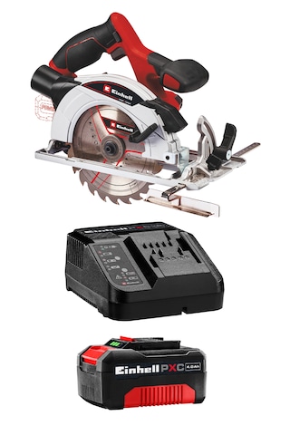 Einhell TE-CS 18/165/1 Li, Akülü Daire Testere Seti (4,0 Ah Akü ve Şarj Cihazı Dahildir)
