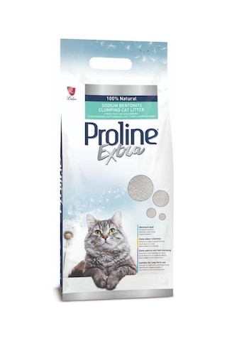 Proline Extra Sodium Bentonite İnce Topaklaşan Bentonit Kedi Kumu 2 x 10 L