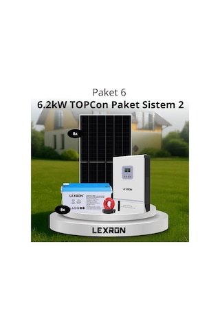 Urla Solar 6.2kw Topcon Paket Sistem 2 Paket 6