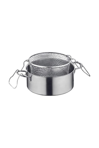 By Kardelen Fritöz Tencere 22 Cm - İnox - Byg1001 Inox