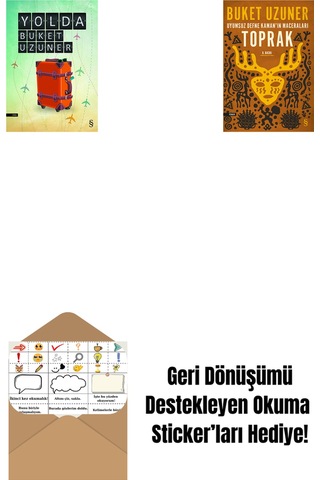 Yolda + Uyumsuz Defne Kaman'ın Maceraları - Toprak + Okuma Sticker'ları
