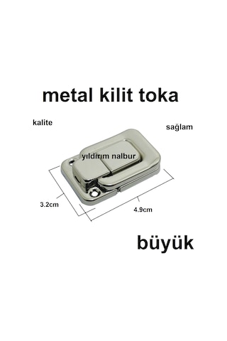 Çanta Tokası Valis Tokası Bavul Kilidi Hobi Kilit