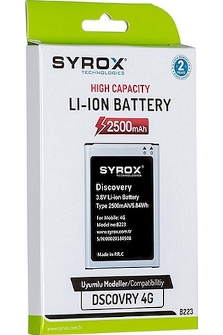 General Mobile 4G Dual Batarya Syrox