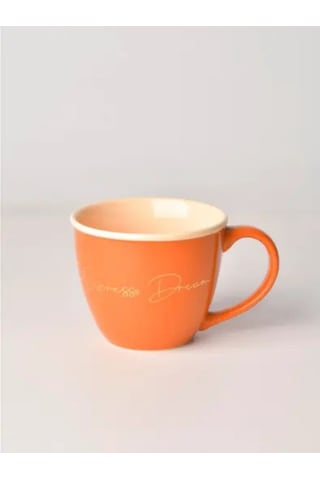 Toprak Tonlarında Porselen Kupa 200 Ml Espresso Fincanı D Renkli