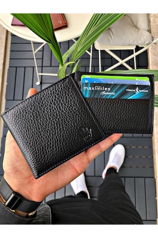 Watchofroyal Swan Black Hakiki Deri Cüzdan