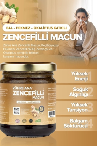 Zühre Ana Zencefilli Macun 240 G