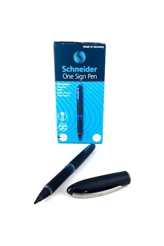 Schneider One Sign 1.0 Mm Roller İmza Kalemi Siyah 10 Adet