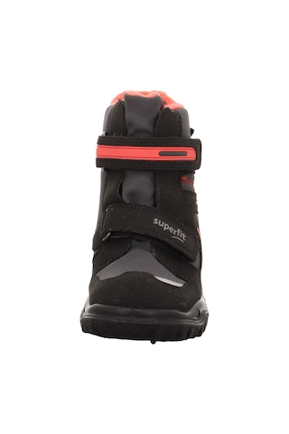 Superfit 1-809080 Husky Çocuk Siyah/kırmızı Gore-tex Bot Siyah - Kırmızı