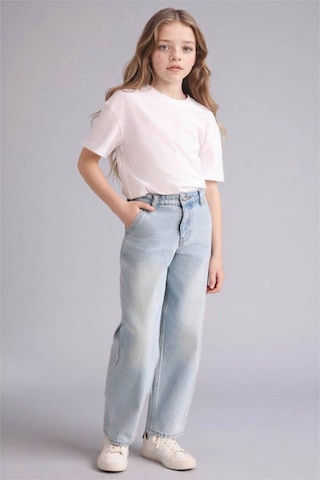 Defacto Baggy Fıt Jean Pantolon Kız Çocuk G4650a826smnm39 Mavi-nm39