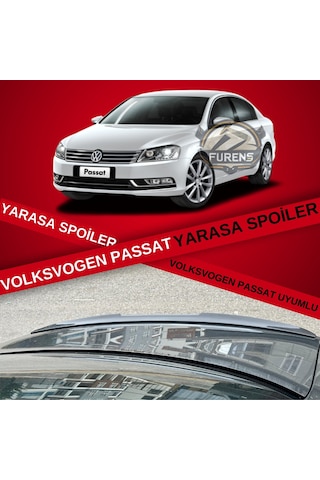 Volkswagen Passat B7 Bagaj Üstü Black Piano Yarasa Spoiler