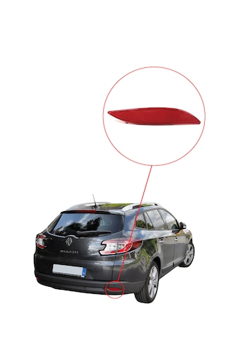 Fluence - Megane 3 Tampon Reflektörü - Sağ - 265600004r