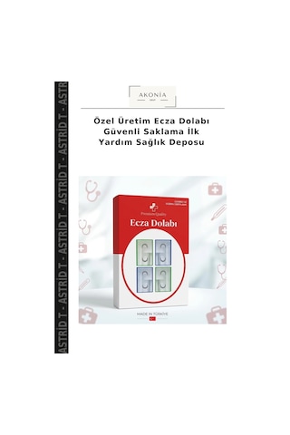 Özel Üretim Ecza Dolabı Güvenli Saklama İlk Yardım Sağlık Deposu Diğer