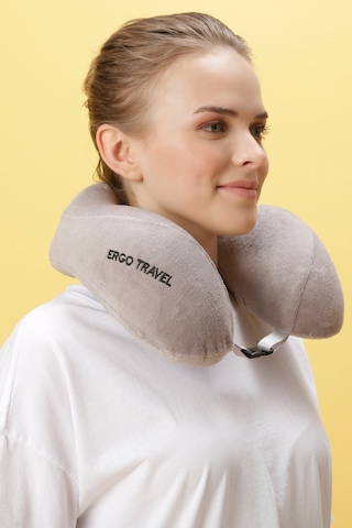Viscofoam Comfy Ortopedik Seyahat Yastığı Visco Boyun Destekli Seyahat Yastığı - Gri | Ergo Travel