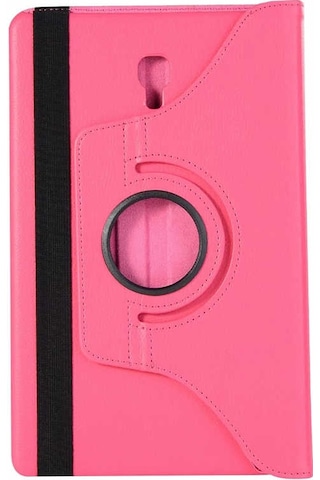 Teknocep Galaxy Tab A T590 Uyumlu Dönebilen Standlı Kılıf-pembe Koyu Tablet Kılıfı