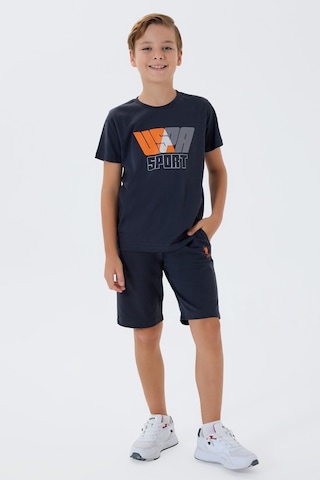 U.s. Polo Assn. Erkek Çocuk Lacivert Bermuda Takım Us2432-c-v2 Lacivert