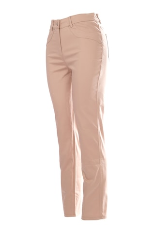 Seleste Minimalist Yüksek Bel Kadın Pantolon - Regular Fit - Günlük & Ofis Bej