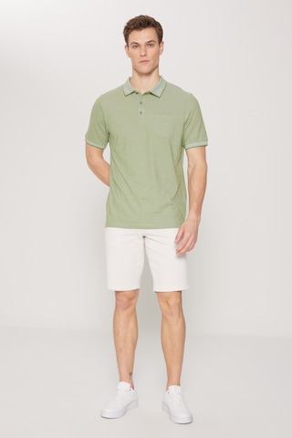Ac&Co / Altınyıldız Classics Erkek Yeşil Polo Yaka Cepli Regular Fit Bol Kesim Düz Tişört 4A4820200004YslxXL Yeşil