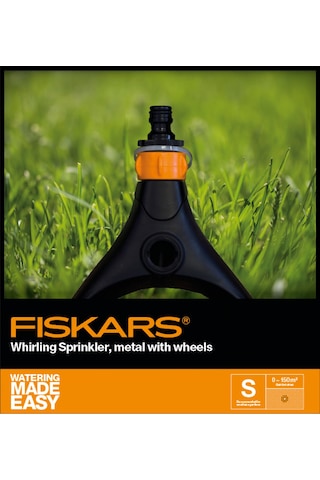 Fiskars 1023657 Döner Fıskiye - Tekerlekli - Metal