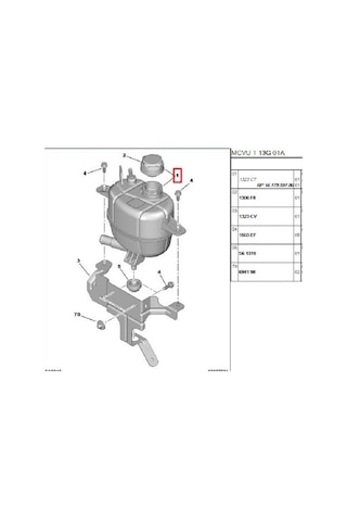 Yedek Su Deposu Bipper Nemo Fiorino 343945-1323ct