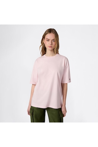 Champion Ss Regular Fit Kadın Pembe T-shirt 117865 2800236