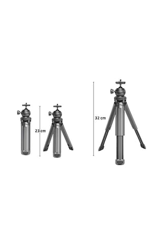 Masaüstü Mini Tripod / 360 Ayarlanabilir 32 Cm Selfie Çubuğu / M