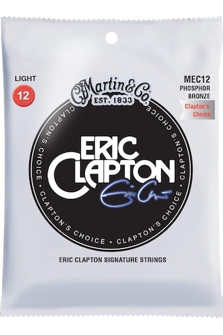 Martin Eric Clapton's Choice Akustik Gitar Teli 12-54