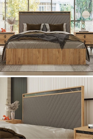Avrupa 150x200 Çift Kişilik Yatak Seti - Yatak / Baza / Başlık