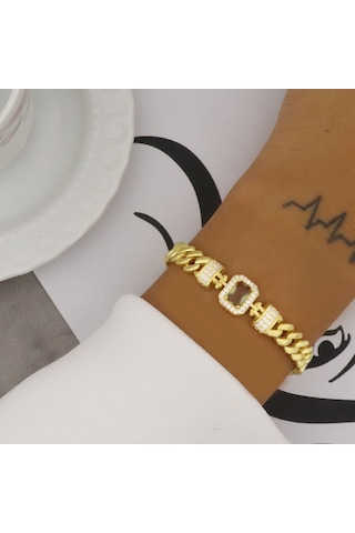 925 Ayar Gümüş Zultanıt Taşlı Gurmet Bileklik