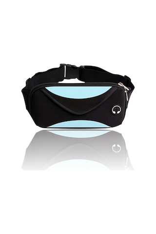 Geeksen Kadınlar Erkekler İçin Su Geçirmez Fanny Paketleri Taktik Bel Kemeri Çantası Küçük Çapraz Askılı Bel Çantası Koşu Yürüyüş Balıkçılık Seyahat İçin Kulaklık Delikli Bel Paketleri